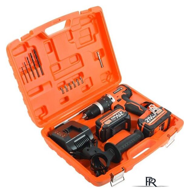 Ударная дрель-шуруповерт Patriot BR 216UES-h 180301565 (с 2-мя АКБ, кейс) - Изображение №12 — Интернет-магазин ПроЗаказ