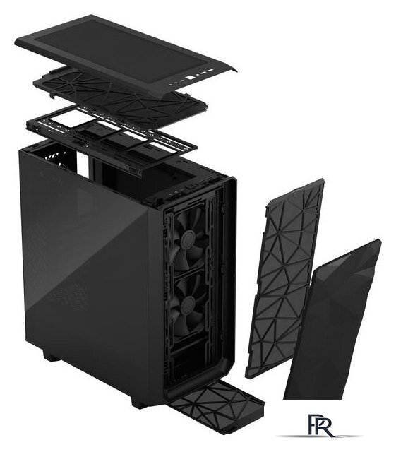 Корпус Fractal Design Meshify 2 Compact Dark Tempered Glass FD-C-MES2C-02 - Изображение №17 — Интернет-магазин ПроЗаказ
