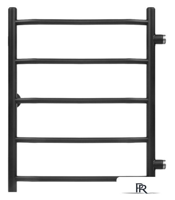 Полотенцесушитель Granula Трапеция 50х60 5 перекладин (боковое подключение, черный матовый) - Изображение №1 — Интернет-магазин ПроЗаказ