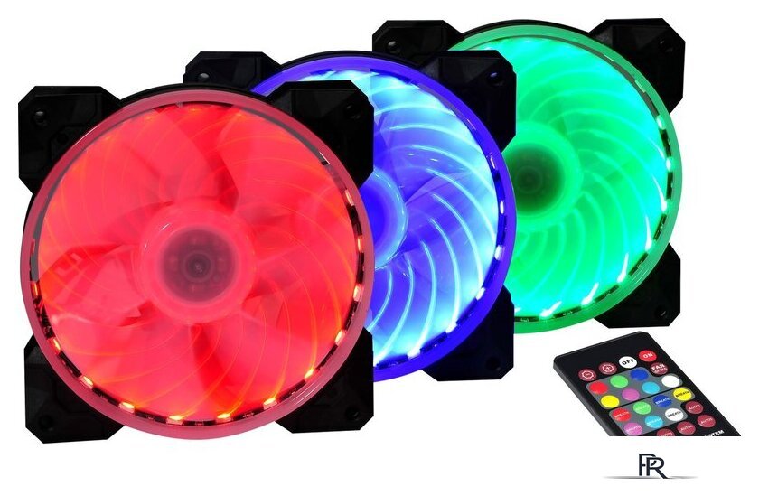Комплект вентиляторов для корпуса Spire Magic Lantern X2-12025S1L6-RGB-LED - Изображение №1 — Интернет-магазин ПроЗаказ