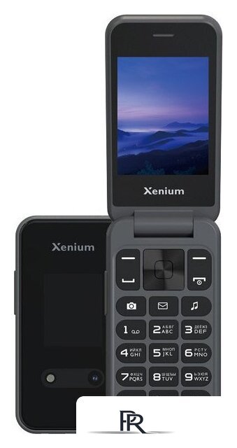Кнопочный телефон Xenium X680 (темно-серый) - Изображение №1 — Интернет-магазин ПроЗаказ