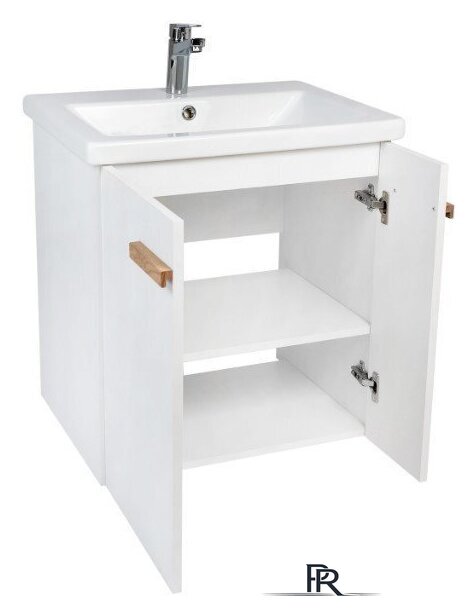  Viant Тумба под умывальник Мюнхен Como 80 VMUN80COBEL-T2STP (белый) - Изображение №3 — Интернет-магазин ПроЗаказ