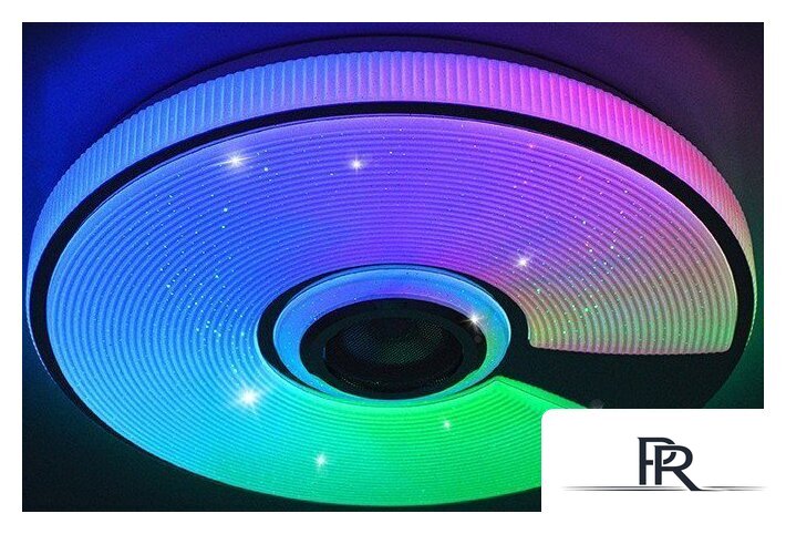 Припотолочная люстра Estares Song RGB 60W R-APP-380x70-WHITE/CHROME/SHINY-220-IP20 - Изображение №1 — Интернет-магазин ПроЗаказ