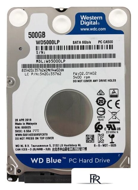Жесткий диск WD Blue 500GB WD5000LPZX - Изображение №1 — Интернет-магазин ПроЗаказ