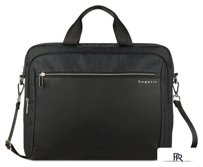 Портфель Bugatti Sera 49630213 (антрацитовый) - Изображение №2 — Интернет-магазин ПроЗаказ