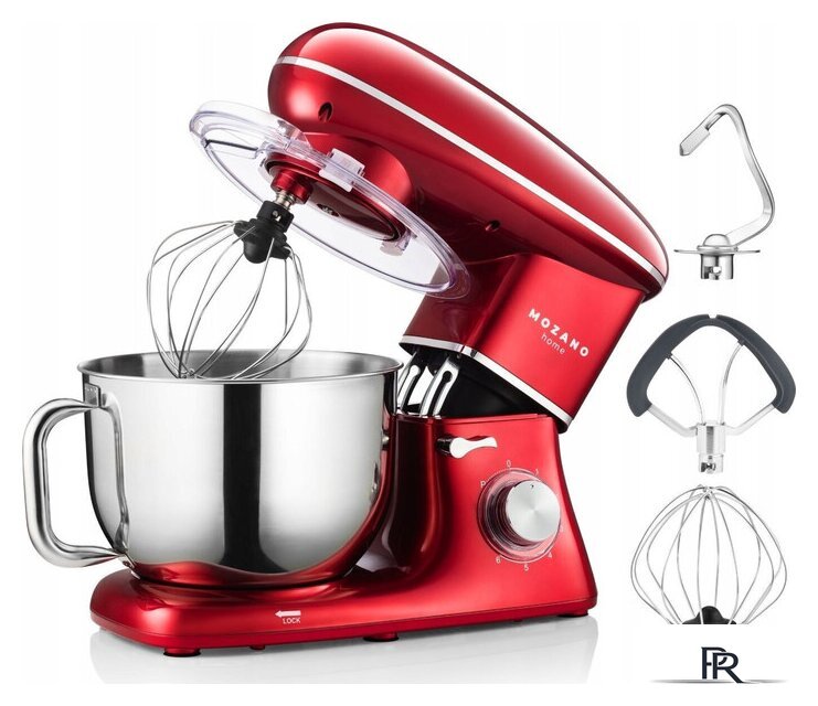 Планетарный миксер Mozano Kitchen Machine ROB-01 (красный) - Изображение №3 — Интернет-магазин ПроЗаказ