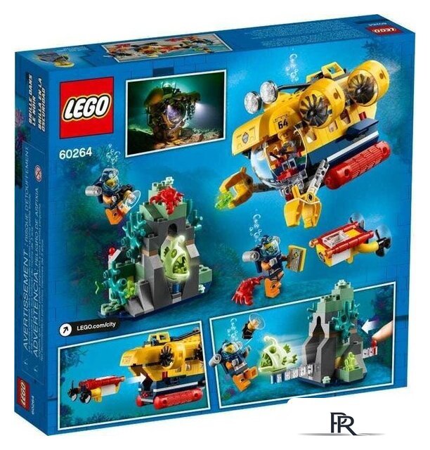 Конструктор LEGO City 60264 Океан: исследовательская подводная лодка - Изображение №2 — Интернет-магазин ПроЗаказ