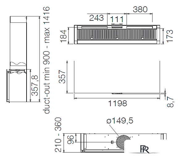 Кухонная вытяжка Elica Rules DEKT/F/120 PRF0163756 - Изображение №13 — Интернет-магазин ПроЗаказ