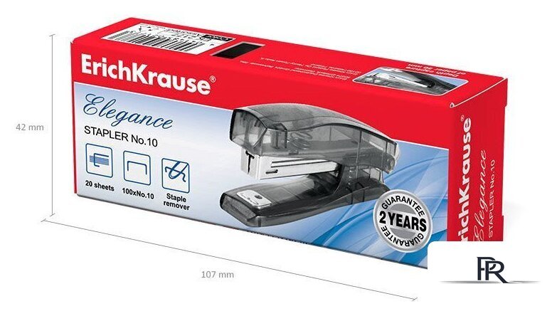 Настольный степлер Erich Krause №10 Elegance 2177 (до 20 л) - Изображение №6 — Интернет-магазин ПроЗаказ