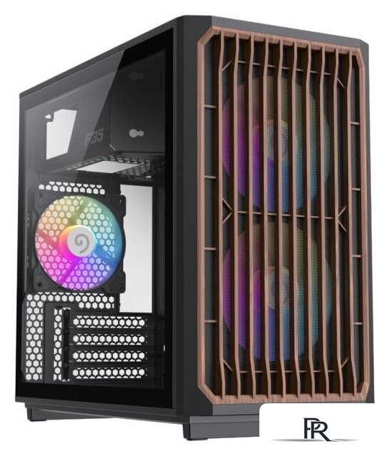 Корпус GameMax F35 BW (коричневый) - Изображение №1 — Интернет-магазин ПроЗаказ