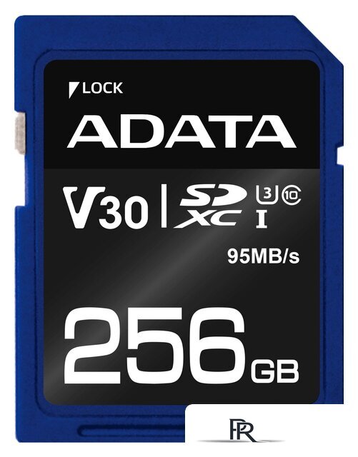 Карта памяти ADATA Premier Pro ASDX256GUI3V30S-R SDXC 256GB - Изображение №1 — Интернет-магазин ПроЗаказ
