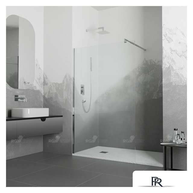 Душевая стенка RGW WA-002 35100208-21 80 (хром/матовое-сатинат стекло) - Изображение №1 — Интернет-магазин ПроЗаказ