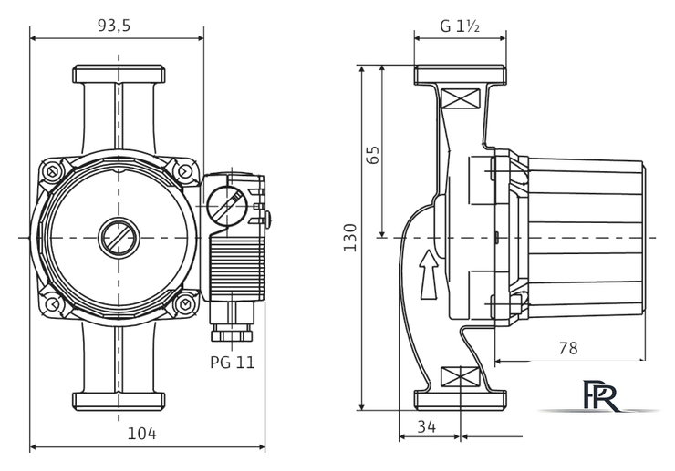 Циркуляционный насос Wilo Star-RS 25/4-130 - Изображение №2 — Интернет-магазин ПроЗаказ