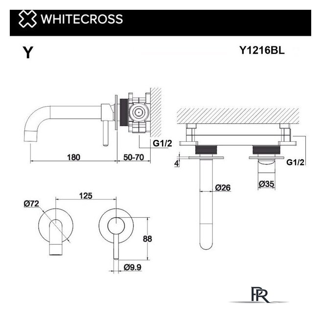 Смеситель Whitecross Y Y1216GL (золото) - Изображение №3 — Интернет-магазин ПроЗаказ