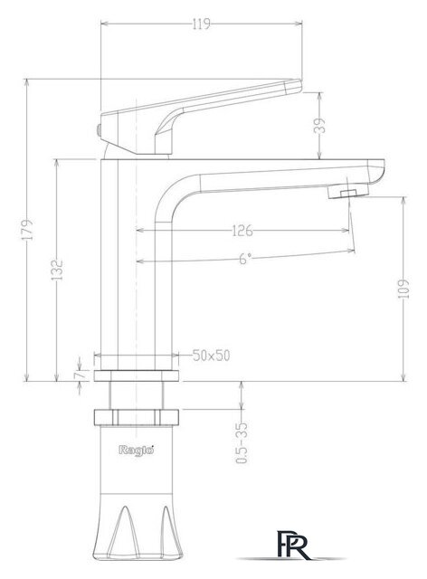 Смеситель Raglo R51.10.03 - Изображение №12 — Интернет-магазин ПроЗаказ