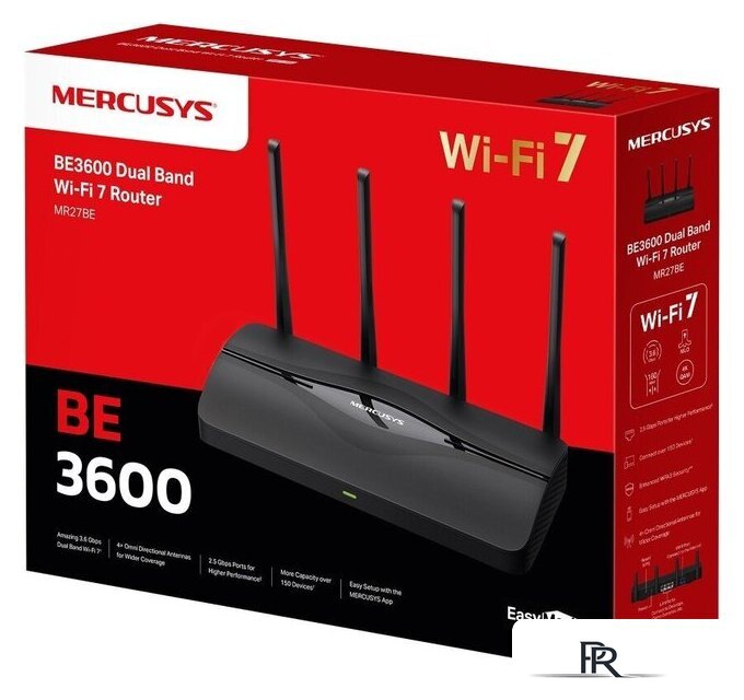 Wi-Fi роутер Mercusys MR27BE - Изображение №3 — Интернет-магазин ПроЗаказ