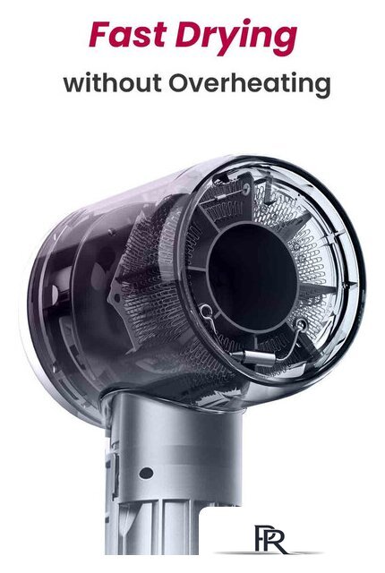 Фен Coshare SuperFlow1 High Speed Hair Dryer HD10E (gallon black) - Изображение №4 — Интернет-магазин ПроЗаказ