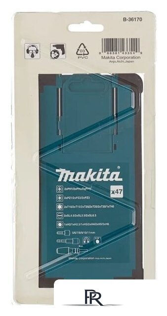 Набор отвертка с битами Makita B-36170 (47 предметов) - Изображение №5 — Интернет-магазин ПроЗаказ