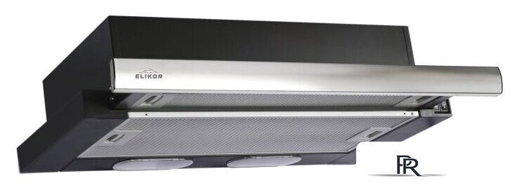 Кухонная вытяжка Elikor Интегра 60П-400-В2Л (черный/нержавеющая сталь) (841612) - Изображение №1 — Интернет-магазин ПроЗаказ