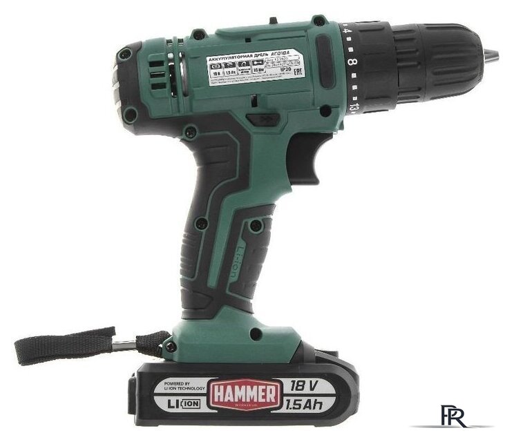Дрель-шуруповерт Hammer ACD18A (с 2-мя АКБ, кейс) - Изображение №4 — Интернет-магазин ПроЗаказ