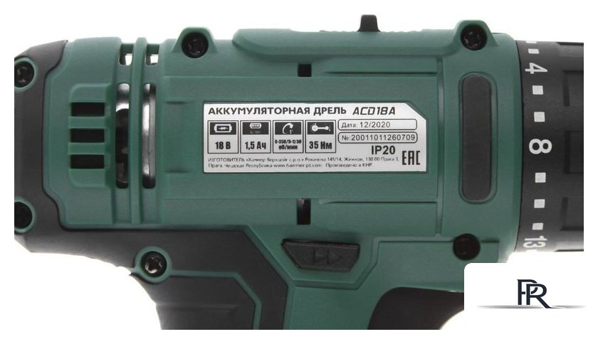 Дрель-шуруповерт Hammer ACD18A (с 2-мя АКБ, кейс) - Изображение №11 — Интернет-магазин ПроЗаказ