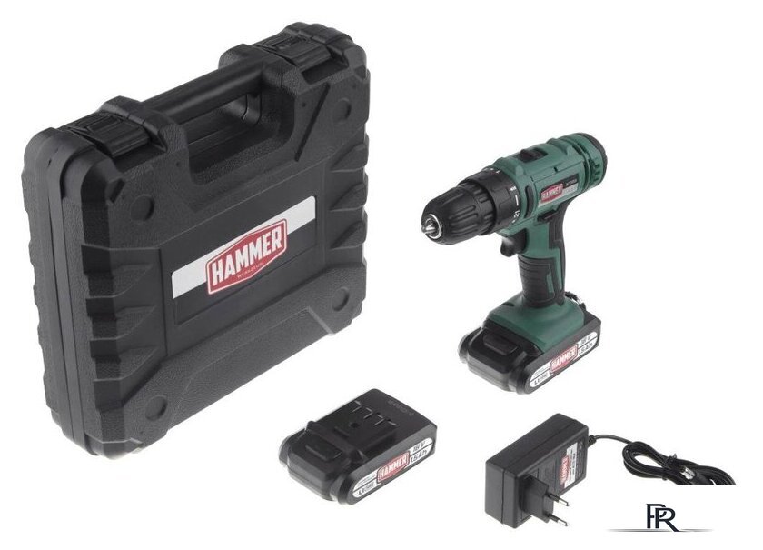 Дрель-шуруповерт Hammer ACD18A (с 2-мя АКБ, кейс) - Изображение №1 — Интернет-магазин ПроЗаказ