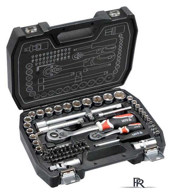 Универсальный набор инструментов Yato YT-38782 72 предмета - Изображение №2 — Интернет-магазин ПроЗаказ