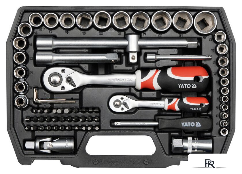 Универсальный набор инструментов Yato YT-38782 72 предмета - Изображение №1 — Интернет-магазин ПроЗаказ