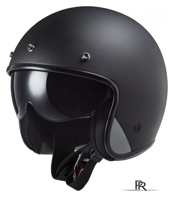 Мотошлем LS2 OF601 Bob 2 Solid (L, черный матовый) - Изображение №1 — Интернет-магазин ПроЗаказ