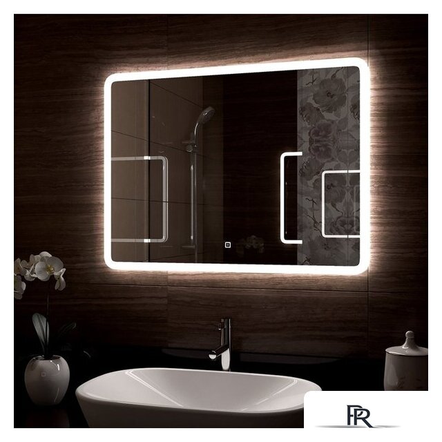  Континент Зеркало Demure Led 90x70 (бесконтактный сенсор) - Изображение №2 — Интернет-магазин ПроЗаказ