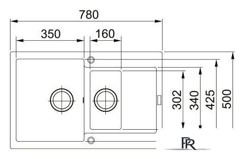 Кухонная мойка Franke Maris MRG 651-78 114.0675.991 (матовый черный) - Изображение №3 — Интернет-магазин ПроЗаказ