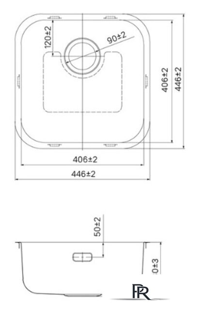 Кухонная мойка IDDIS Mate MAT44S0i77 - Изображение №5 — Интернет-магазин ПроЗаказ