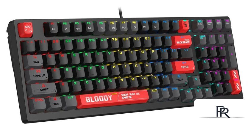 Клавиатура A4Tech Bloody S98 Red (Bloody BLMS Red Plus) - Изображение №9 — Интернет-магазин ПроЗаказ