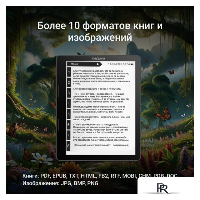 Электронная книга Digma F4 - Изображение №7 — Интернет-магазин ПроЗаказ