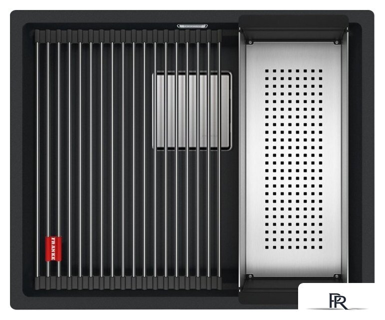 Кухонная мойка Franke Kanon KNG 110-52 125.0633.002 (матовый черный) - Изображение №1 — Интернет-магазин ПроЗаказ