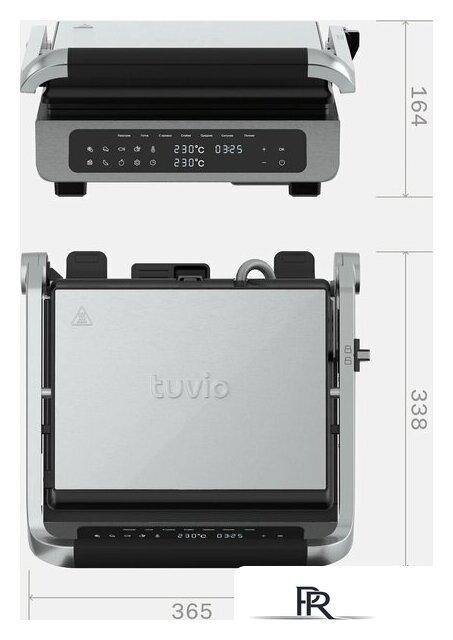 Электрогриль Tuvio TG02DM - Изображение №12 — Интернет-магазин ПроЗаказ