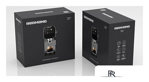 Рожковая кофеварка Redmond (Редмонд) CM701 (сталь) - Изображение №2 — Интернет-магазин ПроЗаказ