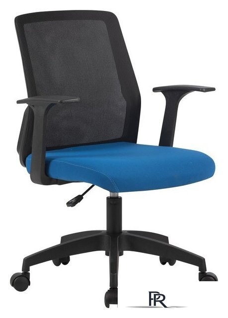 Офисное кресло CACTUS CS-MC222-BKBL (черный/темно-синий) - Изображение №1 — Интернет-магазин ПроЗаказ