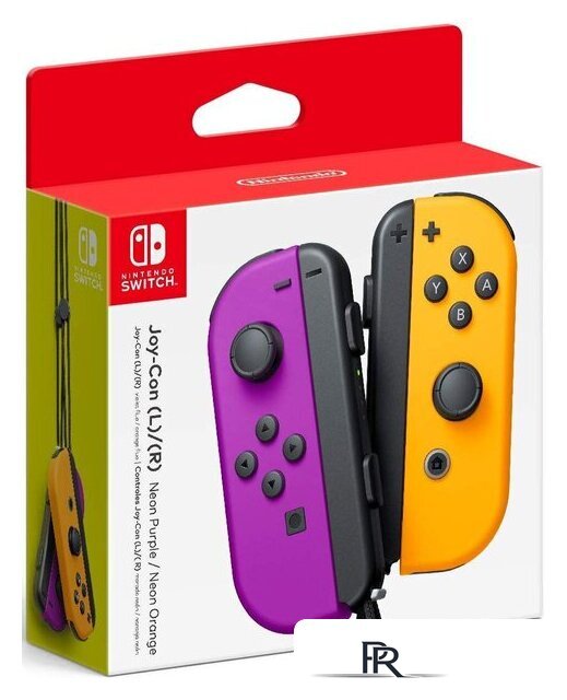 Геймпад Nintendo Joy-Con (неоновый фиолетовый/неоновый оранжевый) - Изображение №2 — Интернет-магазин ПроЗаказ