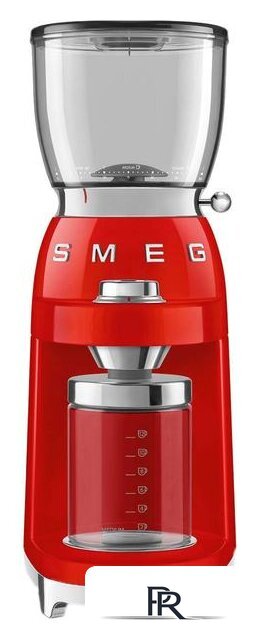 Электрическая кофемолка Smeg CGF01RDEU (красный) - Изображение №1 — Интернет-магазин ПроЗаказ