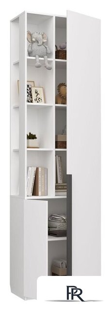 Шкаф-пенал Аквилон Чарли № 5.2 правый (белое сияние) - Изображение №4 — Интернет-магазин ПроЗаказ