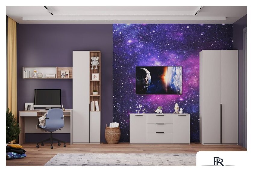 Шкаф-пенал Аквилон Чарли № 5.2 правый (белое сияние) - Изображение №12 — Интернет-магазин ПроЗаказ