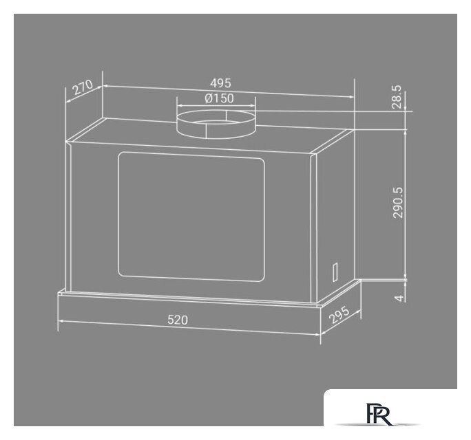 Кухонная вытяжка Hiberg VMF 6191 W - Изображение №7 — Интернет-магазин ПроЗаказ