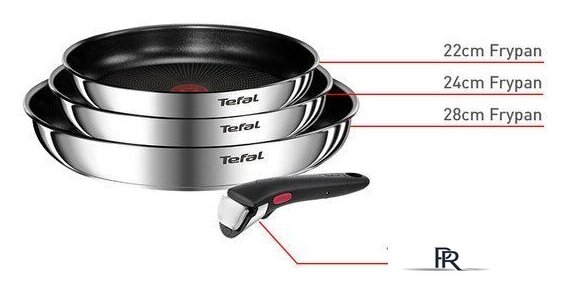 Набор сковород Tefal Ingenio Emotion L897S474 - Изображение №2 — Интернет-магазин ПроЗаказ