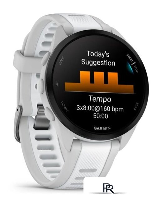 Умные часы Garmin Forerunner 165 (туманно-серый/белый камень) - Изображение №3 — Интернет-магазин ПроЗаказ
