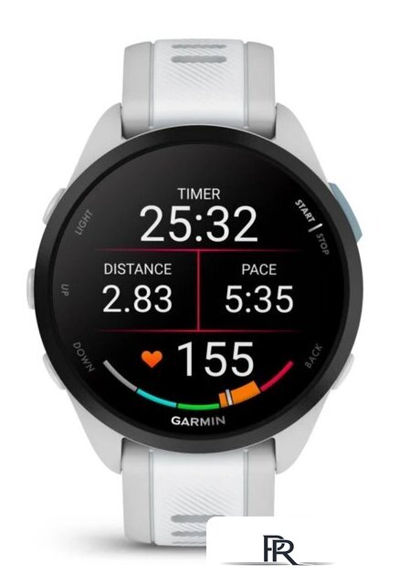 Умные часы Garmin Forerunner 165 (туманно-серый/белый камень) - Изображение №2 — Интернет-магазин ПроЗаказ