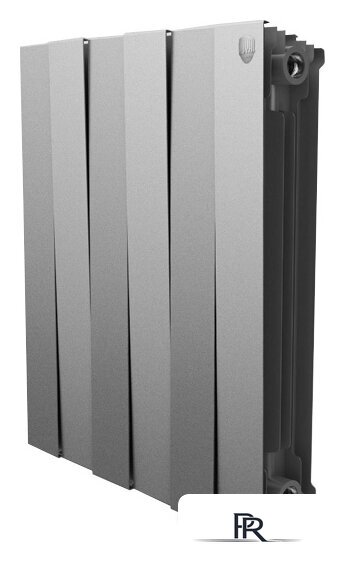 Биметаллический радиатор Royal Thermo PianoForte 500 Silver Satin (5 секций) - Изображение №1 — Интернет-магазин ПроЗаказ