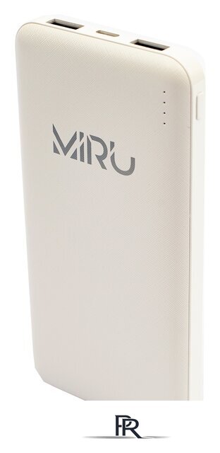 Внешний аккумулятор Miru 3001 (белый) - Изображение №1 — Интернет-магазин ПроЗаказ