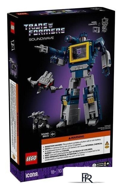 Конструктор LEGO Icons 10358 Трансформеры: Саундвейв - Изображение №1 — Интернет-магазин ПроЗаказ