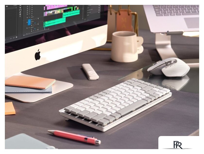 Клавиатура Logitech MX Mechanical Mini Tactile for Mac 920-010799 (белый/светло-серый, нет кириллицы) - Изображение №5 — Интернет-магазин ПроЗаказ